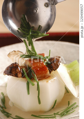 蕪と松茸のあんかけ 蕪と松茸のあんかけ 120499057