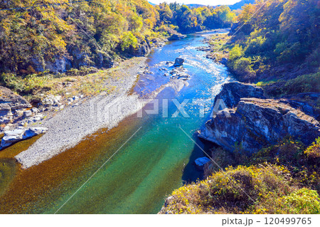 秋の長瀞渓谷1 秋の長瀞渓谷1 120499765