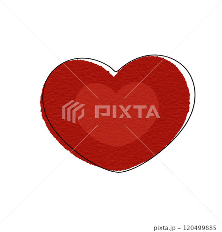 red heart  120499885