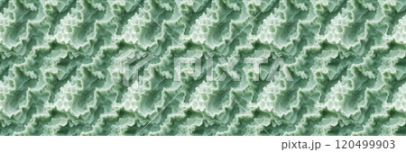 Intricate green leafy pattern with organic texture and abstract design 120499903