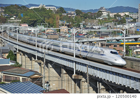 東海道新幹線　小田原ー熱海　JR東海　N700系　Z53編成（東京）　のぞみ　ひかり　こだま 120500140