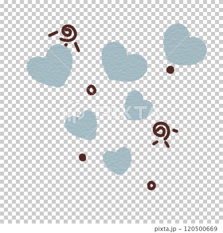 blue hearts scattering blue hearts scattering 120500669