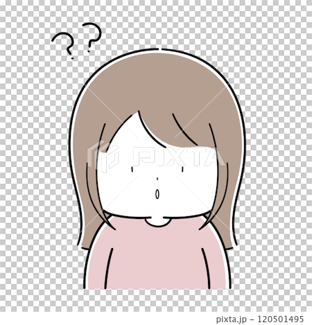 どうしてなの?と分からない幼い女の子 どうしてなの?と分からない幼い女の子 120501495