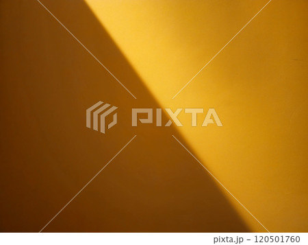 Yellow Wall with Light Beam and Shadow. 120501760