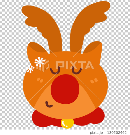 Christmas Cute Reindeer Illustration Christmas Cute Reindeer Illustration 120502462