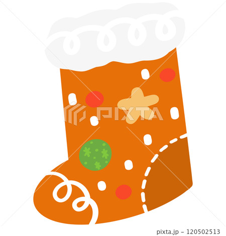 Christmas socks illustration 120502513