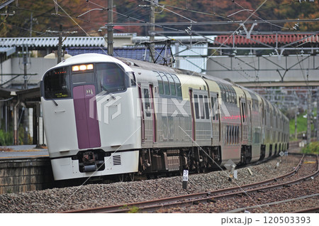 中央本線　上野原　JR東日本　215系　NL4編成（国府津）　ホリデー快速ビューやまなし 120503393