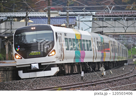 中央本線 上野原 JR東日本 E257系0番台 M-108編成(松本) あずさ かいじ 中央本線 上野原 JR東日本 E257系0番台 M-108編成(松本) あずさ かいじ 120503406
