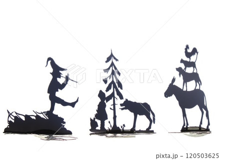 グリム童話のシルエット 120503625