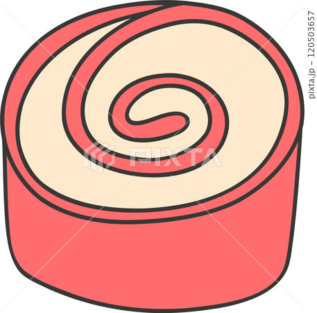 Pan Dulce Nino Envuelto Mexican Sweet Cartoon Doodles 120503657