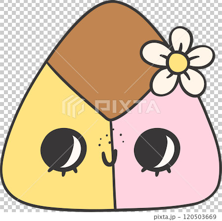 Cute Pan Dulce Characters Girly Mexican Sweet Cartoon Doodles 120503669