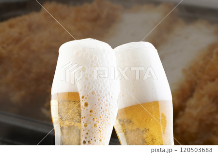 ビール　とんかつ 120503688