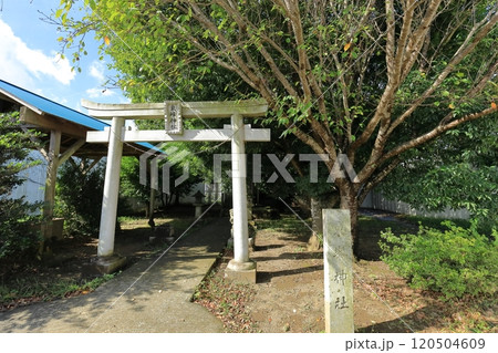 成田空港 東峰神社の鳥居と本堂 成田空港 東峰神社の鳥居と本堂 120504609