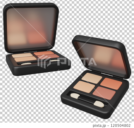 eye shadow compact 3D graphic eye shadow compact 3D graphic 120504802