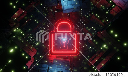サイバーセキュリティーやサイバー攻撃を彷彿させるイメージ サイバーセキュリティーやサイバー攻撃を彷彿させるイメージ 120505004