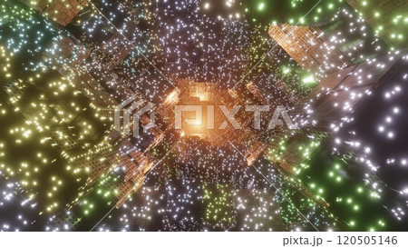 カラフルな光の背景 カラフルな光の背景 120505146