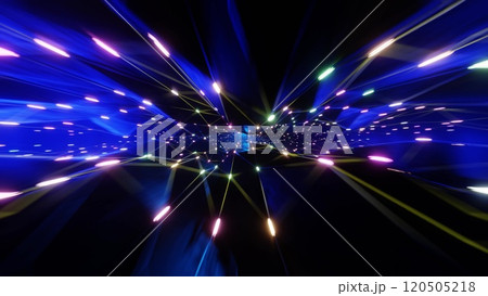 カラフルな光の背景 120505218