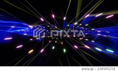 カラフルな光の背景 カラフルな光の背景 120505219