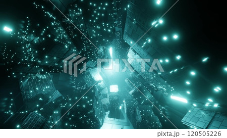 カラフルな光の背景 120505226