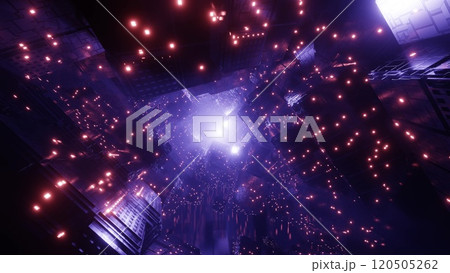 カラフルな光の背景 120505262