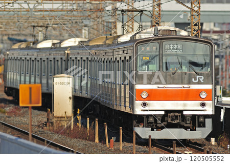 武蔵野線　西浦和－北朝霞　JR東日本　205系　M26編成（幕張） 120505552