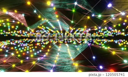 カラフルな光の背景 カラフルな光の背景 120505741