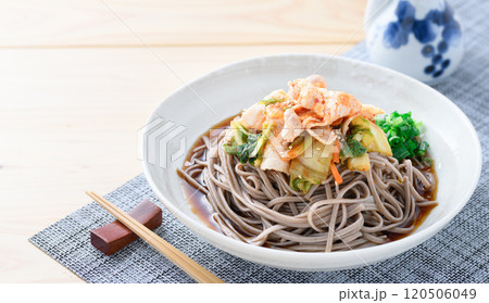 豚キムチ混ぜそば （ ゆで豚とキムチで簡単混ぜそば風 ） 120506049