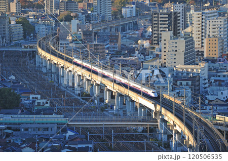 東北新幹線　大宮－上野　JR東日本　E2系　J71編成（仙台）　やまびこ 120506535