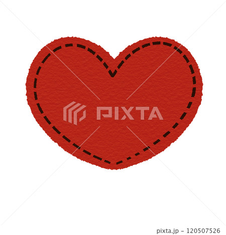 red heart with patchwork red heart with patchwork 120507526
