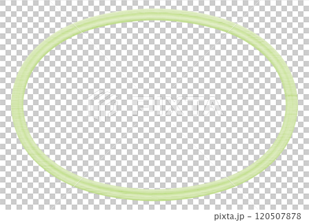 3D材質_木質相框_圓形_黃綠色 3D材質_木質相框_圓形_黃綠色 120507878