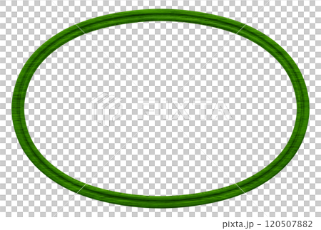 3D材質_木質相框_圓形_綠色 120507882