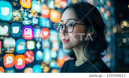 革新とデジタルライフスタイルのコンセプト 革新とデジタルライフスタイルのコンセプト 120508611