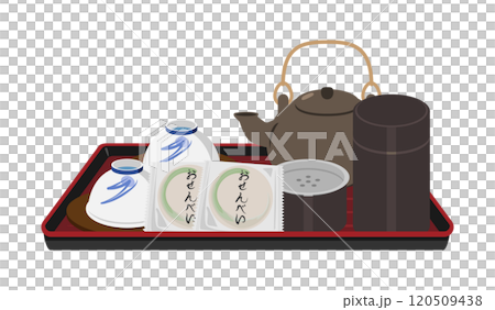 客棧茶具插畫 客棧茶具插畫 120509438