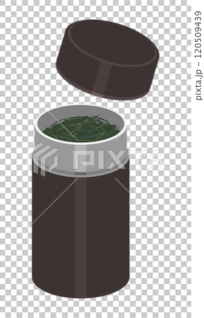 Tea canister illustration 120509439