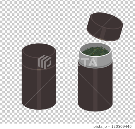Tea canister illustration 120509440