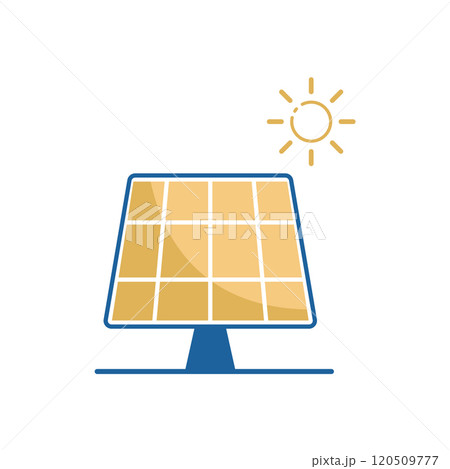 Solar energy logo icon Solar energy logo icon 120509777