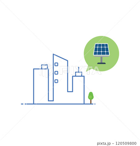 Solar energy logo icon Solar energy logo icon 120509800