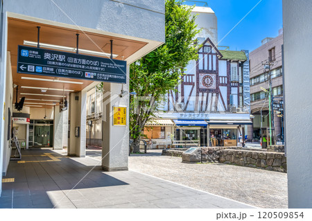 東京都世田谷区の都市風景　奥沢駅 120509854