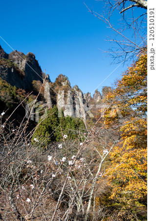 秋の妙義山 中之嶽の岩峰群 秋の妙義山 中之嶽の岩峰群 120510191