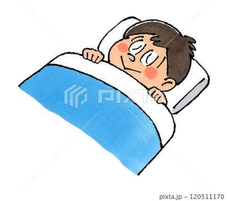 眠る男の子 120511170