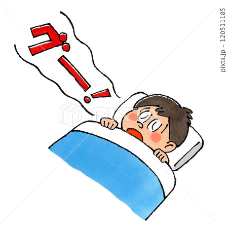 眠る男の子といびき 120511185