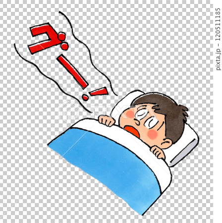 眠る男の子といびき 120511185