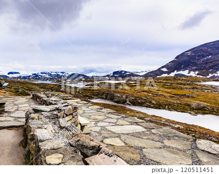 Mountains landscape. Norwegian route Sognefjellet Mountains landscape. Norwegian route Sognefjellet 120511451