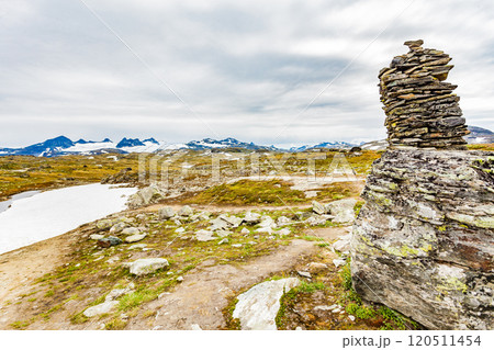 Mountains landscape. Norwegian route Sognefjellet 120511454