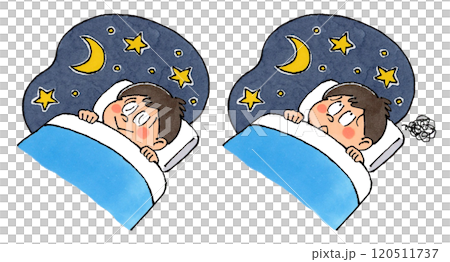 眠る男の子と眠れない男の子 120511737