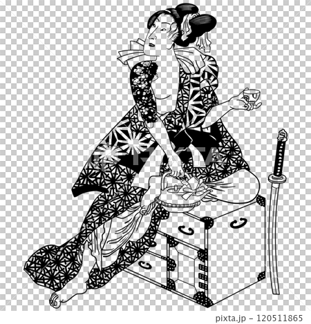 宵祭富勢姿-歌川国貞(三代目歌川豊国・豊国三代) 120511865