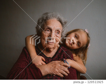 Heartwarming portrait of intergenerational love and connection 120511925