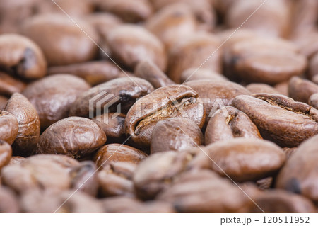 Roasted coffee beans as a background. Roasted coffee beans as a background. 120511952
