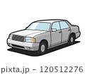セダン車のイラスト 120512276