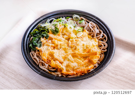 レンジで作るかきあげ蕎麦 120512697